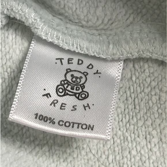 Teddy‎ Fresh  Men's Light  Blue Fleece Shorts Size S - Picture 7 of 7